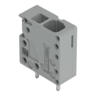 WAGO - Leiterplattenklemme, 4mm², Rastermaß 5mm, grau