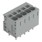 WAGO - Leiterplattenklemme, 4mm², Rastermaß 5mm, grau
