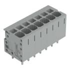 WAGO - Leiterplattenklemme, 4mm², Rastermaß 5mm, grau