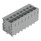 WAGO - Leiterplattenklemme, 4mm², Rastermaß 5mm, grau