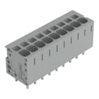 WAGO - Leiterplattenklemme, 4mm², Rastermaß 5mm, grau