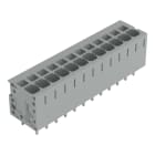 WAGO - Leiterplattenklemme, 4mm², Rastermaß 5mm, grau