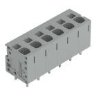 WAGO - Leiterplattenklemme, 4mm², Rastermaß 7,5mm, grau