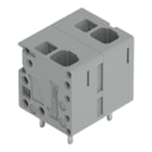 WAGO - Leiterplattenklemme, 4mm², Rastermaß 11,5mm, grau