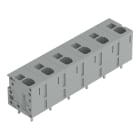 WAGO - Leiterplattenklemme, 4mm², Rastermaß 11,5mm, grau