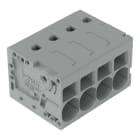 WAGO - Leiterplattenklemme, 6mm², Rastermaß 7,5mm, grau