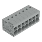 WAGO - Leiterplattenklemme, 6mm², Rastermaß 7,5mm, grau