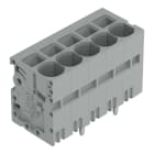 WAGO - Leiterplattenklemme, 6mm², Rastermaß 7,5mm, grau