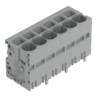 WAGO - Leiterplattenklemme, 6mm², Rastermaß 7,5mm, grau