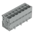 WAGO - Leiterplattenklemme, 6mm², Rastermaß 7,5mm, grau