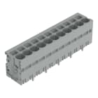 WAGO - Leiterplattenklemme, 6mm², Rastermaß 7,5mm, grau