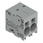 WAGO - Leiterplattenklemme, 16mm², Rastermaß 10mm, grau