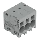 WAGO - Leiterplattenklemme, 16mm², Rastermaß 10mm, grau