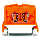WAGO - 2-Leiter-Mini-Durchgangsklemme, 2,5mm², mit Prüfmöglichkeit, orange