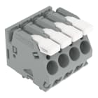 WAGO - Leiterplattenklemme, Hebel, 6mm², grau