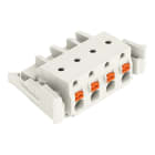 WAGO - 1-Leiter-Federleiste, Drücker, Push-in CAGE CLAMP®, lichtgrau