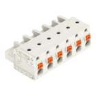 WAGO - 1-Leiter-Federleiste, Drücker, Push-in CAGE CLAMP®, lichtgrau