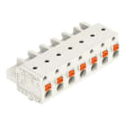 WAGO - 1-Leiter-Federleiste, Drücker, Push-in CAGE CLAMP®, lichtgrau