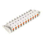 WAGO - 1-Leiter-Federleiste, Drücker, Push-in CAGE CLAMP®, lichtgrau