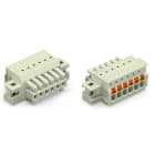 WAGO - 1-Leiter-Federleiste, Drücker, Push-in CAGE CLAMP®, lichtgrau