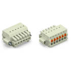 WAGO - 1-Leiter-Federleiste, Drücker, Push-in CAGE CLAMP®, lichtgrau