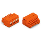 WAGO - 1-Leiter-Federleiste, Drücker, Push-in CAGE CLAMP®, orange
