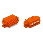WAGO - 1-Leiter-Federleiste, Drücker, Push-in CAGE CLAMP®, orange