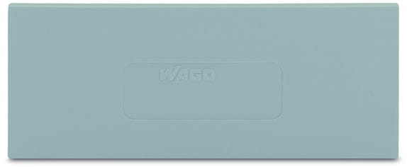 WAGO - Trennwand, 2mm dick, überstehend, grau