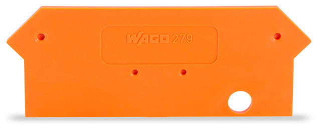 WAGO - Abschluss- und Zwischenplatte, 2mm dick, orange