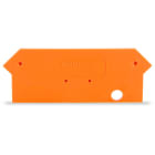 WAGO - Abschluss- und Zwischenplatte, 2mm dick, orange