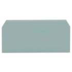 WAGO - Abschluss- und Zwischenplatte, 2mm dick, grau