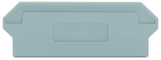 WAGO - Trennwand, 2mm dick, überstehend, grau