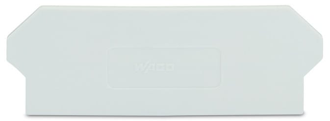 WAGO - Trennwand, 2mm dick, überstehend, lichtgrau
