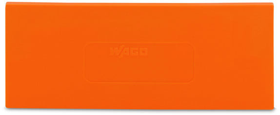 WAGO - Trennwand, 2mm dick, überstehend, orange
