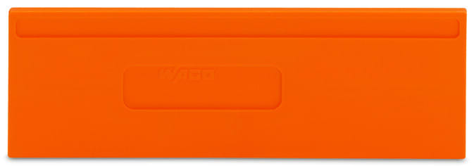 WAGO - Trennwand, 2mm dick, überstehend, orange