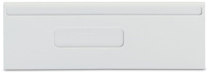 WAGO - Trennwand, 2mm dick, überstehend, lichtgrau