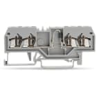 WAGO - Bauelementklemme, 4 Leiter, mit Diode 1N4007, grau