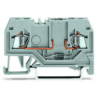 WAGO - Bauelementklemme, 2 Leiter, mit Diode 1N4007, grau
