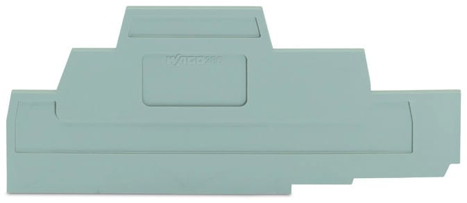 WAGO - Abschluss- und Zwischenplatte, 2,5mm dick, grau