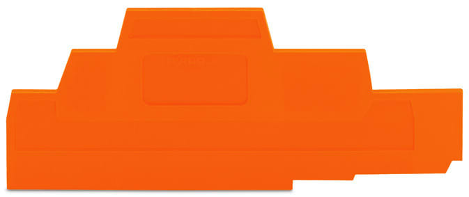 WAGO - Abschluss- und Zwischenplatte, 2,5mm dick, orange