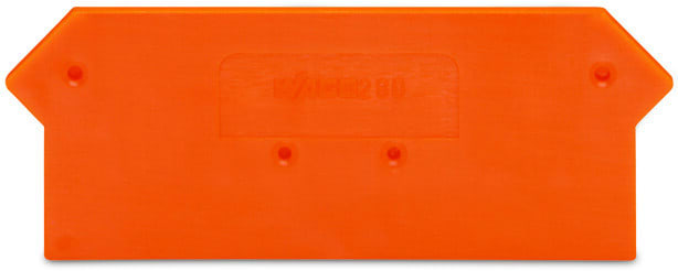 WAGO - Abschluss- und Zwischenplatte, 2,5mm dick, orange