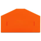 WAGO - Trennwand, 2,5mm dick, überstehend, orange