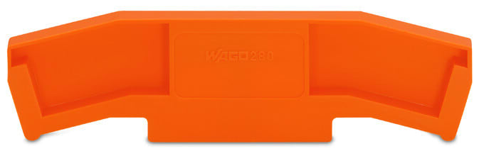 WAGO - Abschluss- und Zwischenplatte,5mm dick, orange