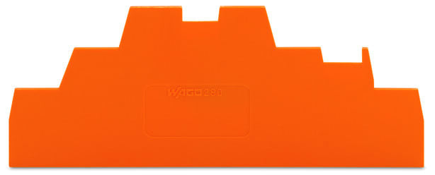 WAGO - Distanzplatte, 1, 1mm dick, orange