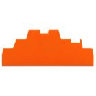 WAGO - Distanzplatte, 1, 1mm dick, orange