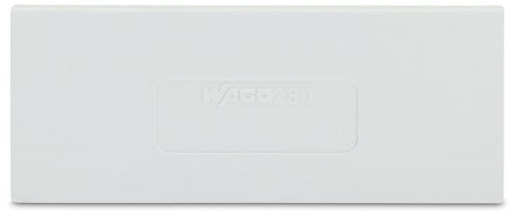 WAGO - Trennwand, 2mm dick, überstehend, lichtgrau