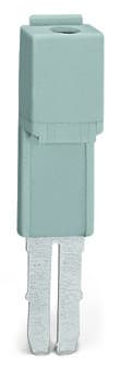 WAGO - Prüfadapter,5mm breit, für Prüfstecker (Ø 2, 3 mm), grau
