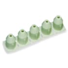 WAGO - Isolierungsstopp, 0,25 - 0,5mm², 5 Stück / Strang, lichtgrau