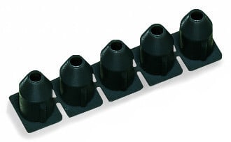 WAGO - Isolierungsstopp, 0,75 - 1mm², 5 Stück / Strang, schwarz