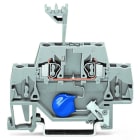 WAGO - Bauelementklemme, Doppelstock, mit Varistor, grau